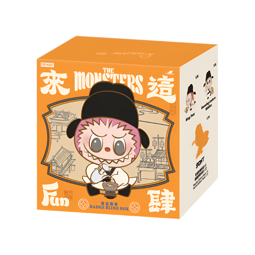 Pop Mart Labubu The Monsters Let's Have Fun Together Series Badge Single Blind Box