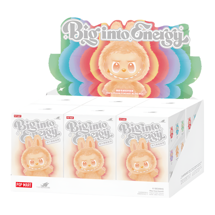 Pop Mart Labubu The Monsters Big into Energy Series Vinyl Plush Pendant Single Blind Box