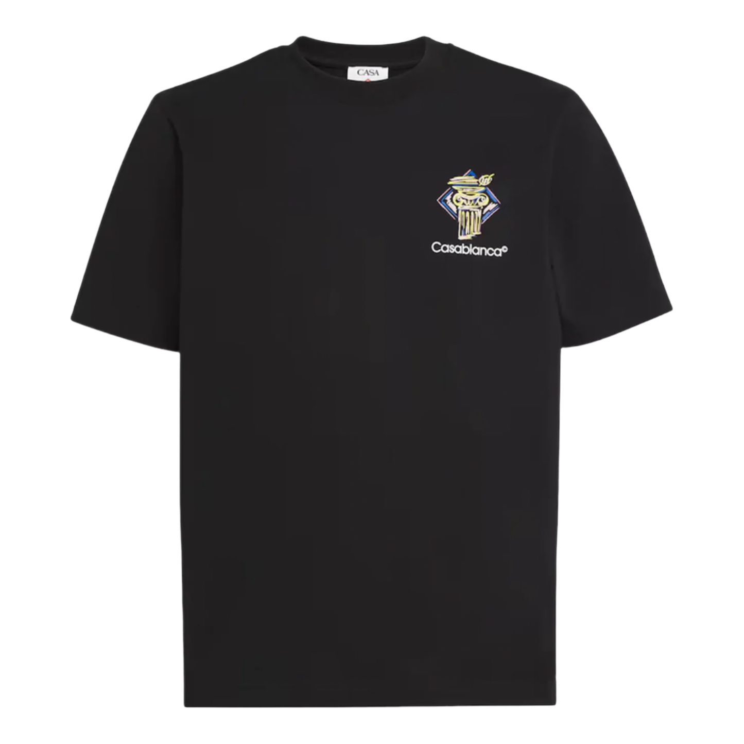 Casablanca Diamond Column T-Shirt Black