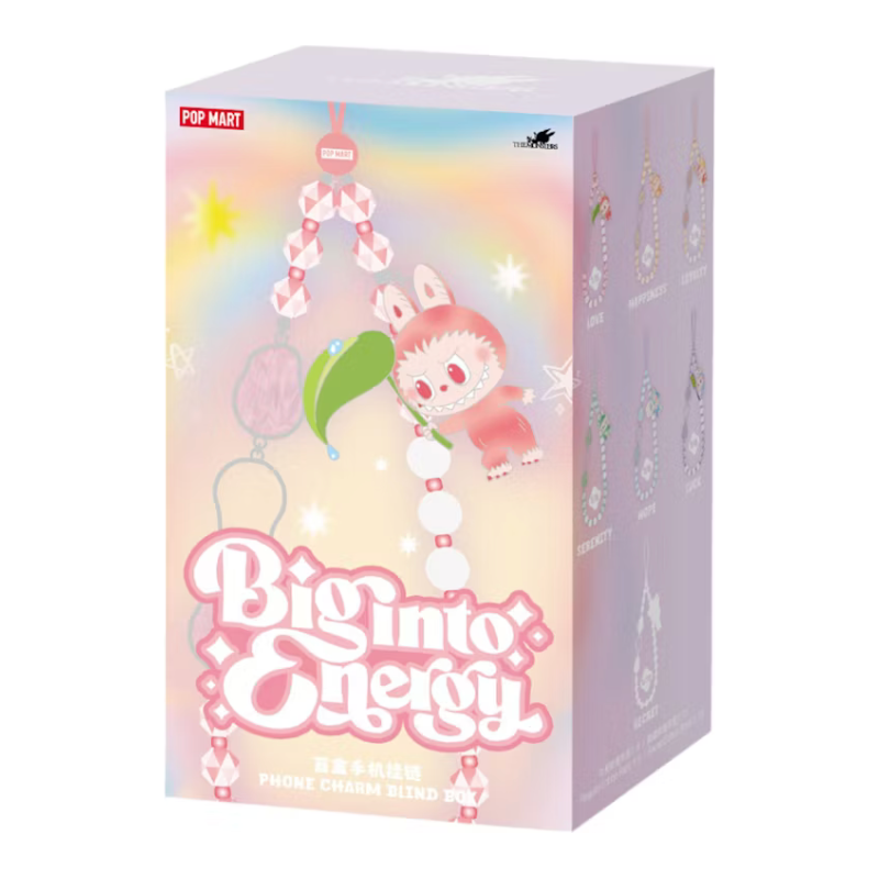 Pop Mart Labubu The Monsters Big into Energy Series Phone Charm Single Blind Box