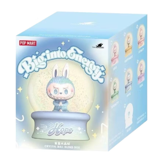 Pop Mart Labubu The Monsters Big into Energy Series Crystal Ball Sealed Case Single Blind Box