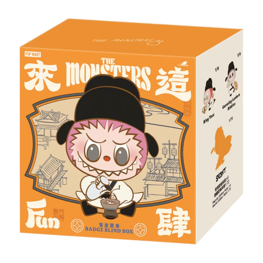 Pop Mart Labubu The Monsters Let's Have Fun Together Series Badge Single Blind Box