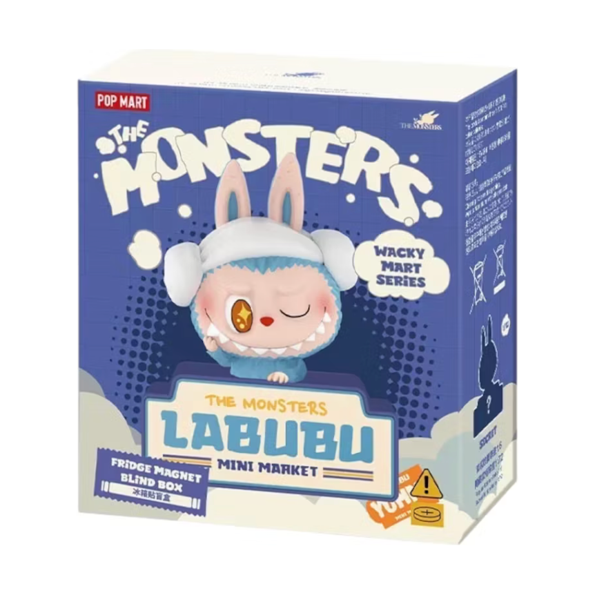 Pop Mart Labubu The Monsters Wacky Mart Series Fridge Magnet