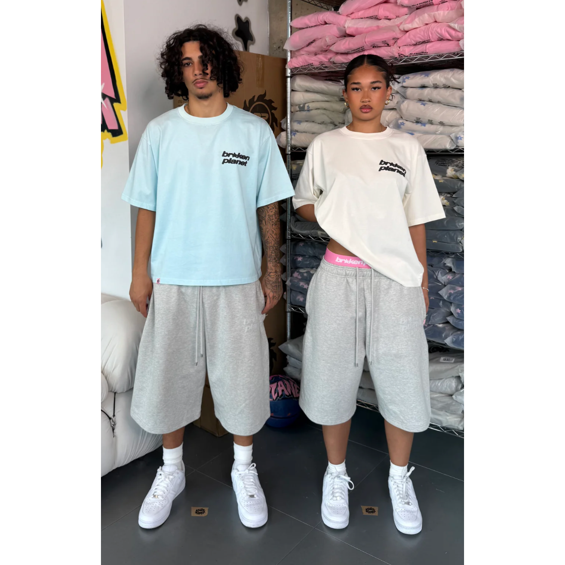 Broken Planet Basics Tee Ice Blue
