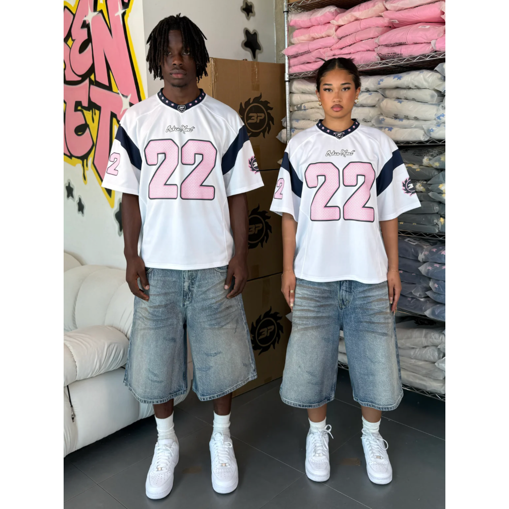 Broken Planet All Star League Navy Pink Jersey