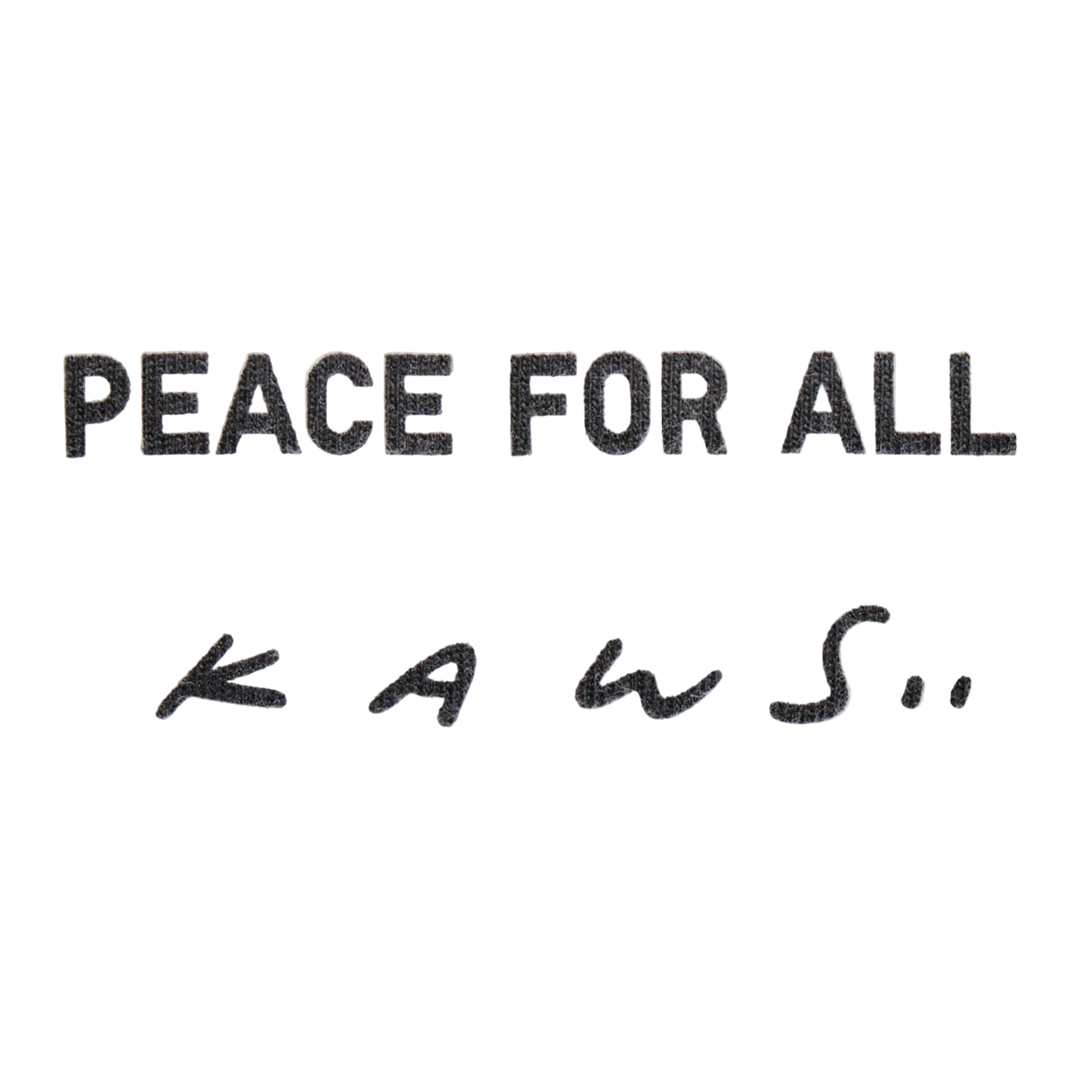 KAWS x Uniqlo Peace For All S/S Graphic T-shirt White