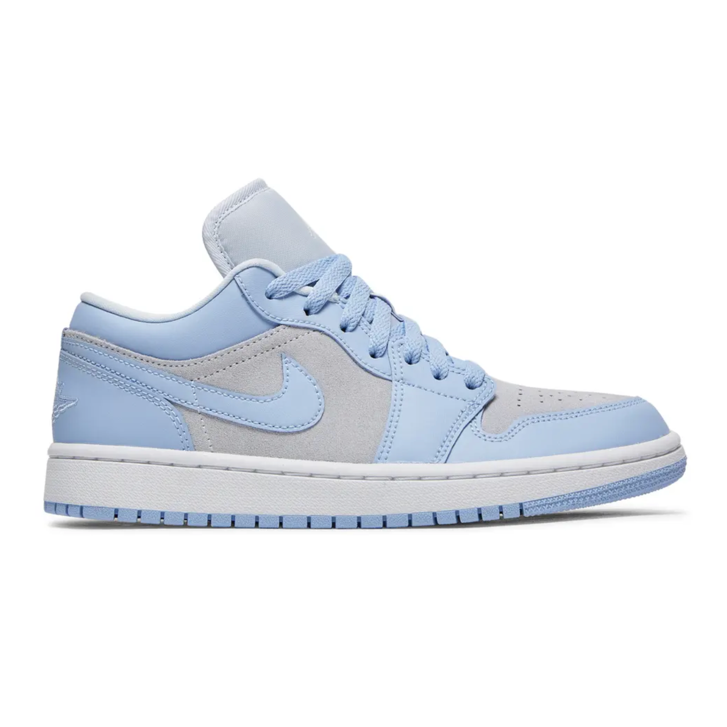 Jordan 1 Low Football Grey Aluminum (Women's)