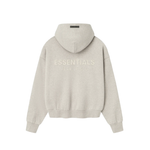 Fear of God Essentials Classic Fleece Hoodie Heather Stone