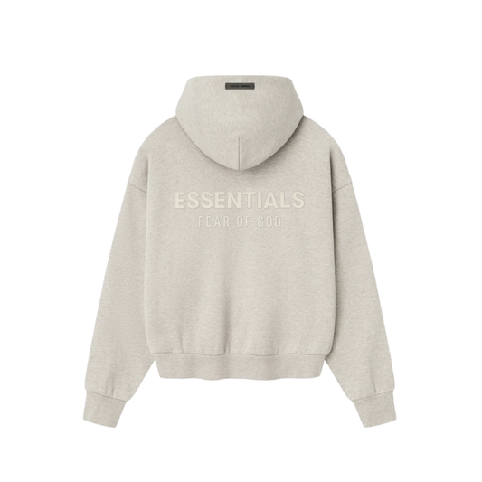 Fear of God Essentials Classic Fleece Hoodie Heather Stone