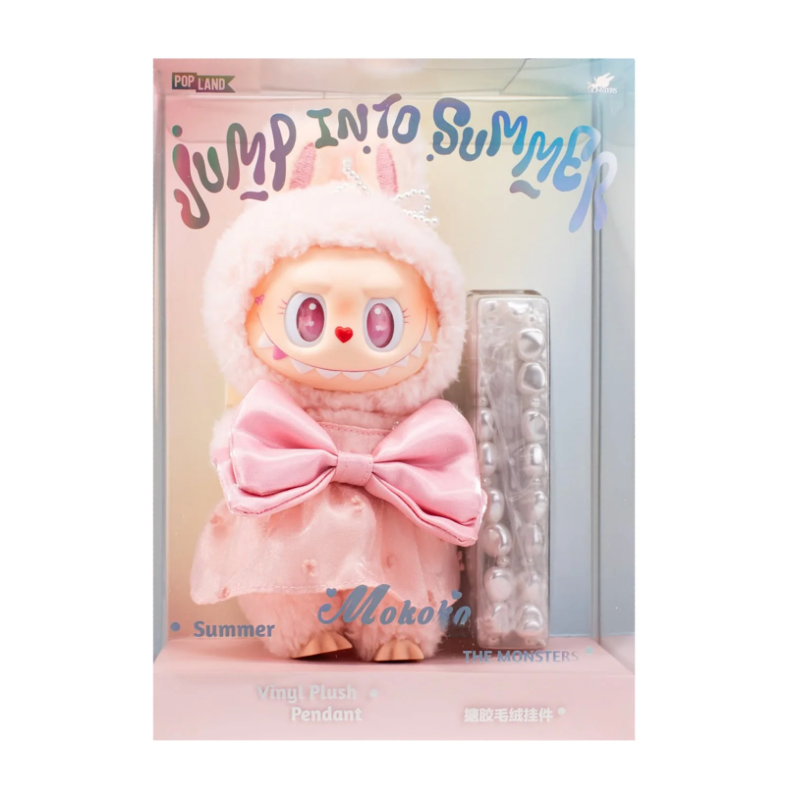 Pop Mart Labubu The Monsters Mokoko Jumping into Summer Series (Pop Land Exclusive) Vinyl Plush Pendant