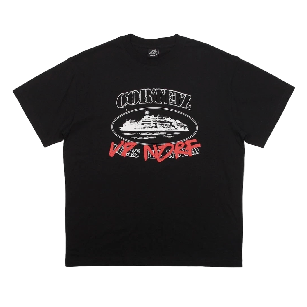 Corteiz "Up Norf" Manny Maze Exclusive Tee Black