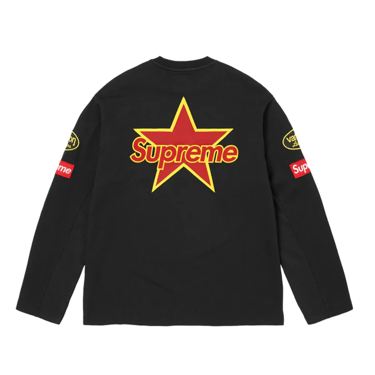 Supreme x Vanson Leathers long-sleeved T-shirt Black