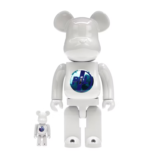 Bearbrick PiL 100% & 400% Set Chrome Ver.