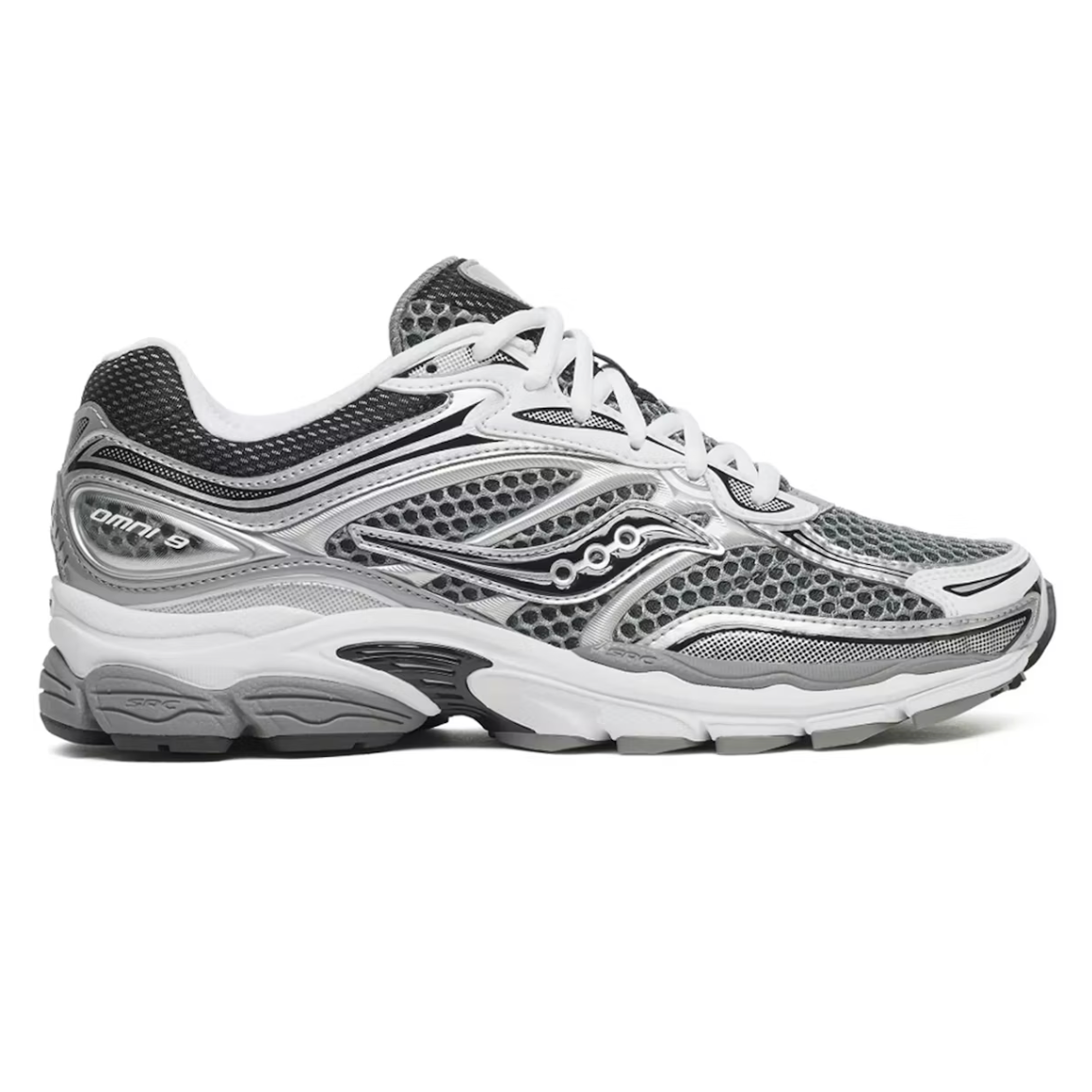Saucony ProGrid Omni 9 Grey Silver Black