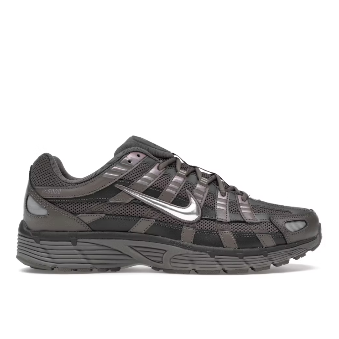 Nike P-6000 Cave Stone Medium Ash Flat Pewter Metallic Silver