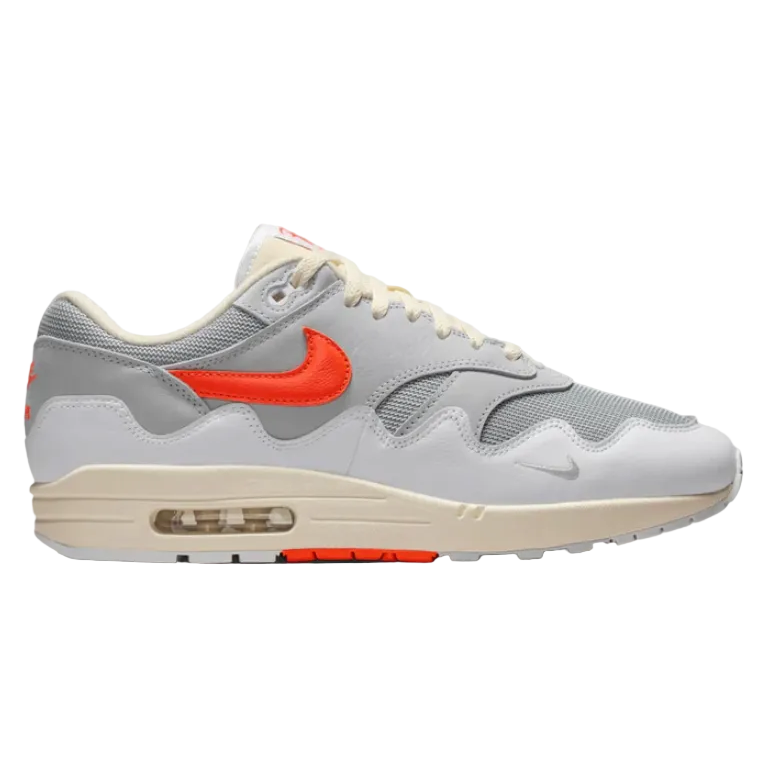 Nike Air Max 1 Patta Waves White Hyper Crimson (With Bracelet