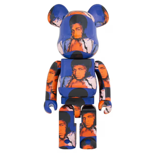 Bearbrick Andy Warhol Muhammad Ali 1000%