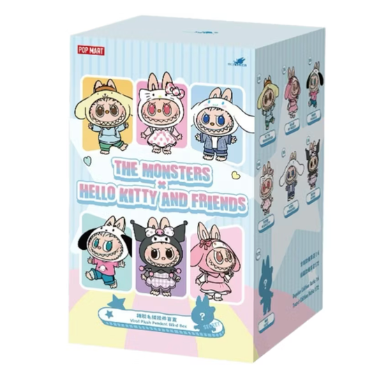 Pop Mart The Monsters Labubu × Hello Kitty and Friends/Sanrio Characters Series Sealed Case Single Blind Box