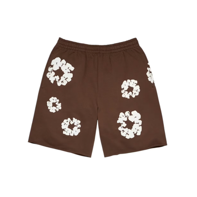 Denim Tears Cotton Wreath Sweatshorts Dark Brown