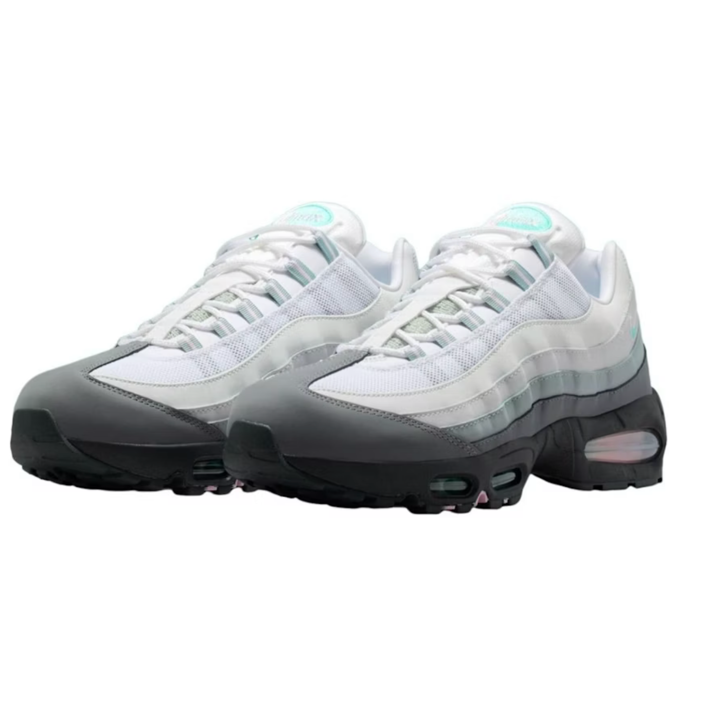 NIKE AIR MAX 95 BIG BUBBLE WHITE HYPER TURQUOISE PINK FOAM