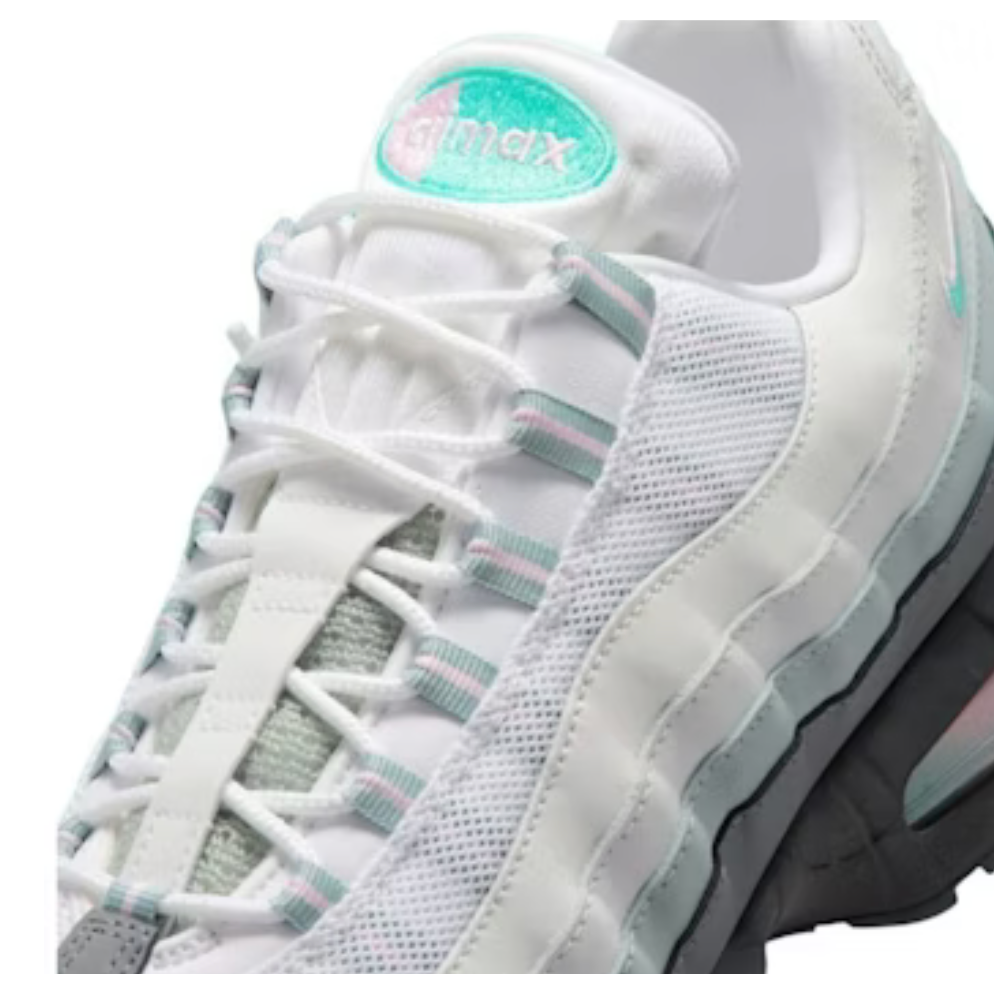 NIKE AIR MAX 95 BIG BUBBLE WHITE HYPER TURQUOISE PINK FOAM