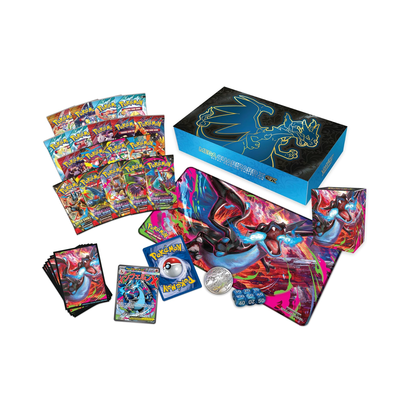 2025 Pokémon Mega Evolution Charizard X ex Ultra-Premium Collection