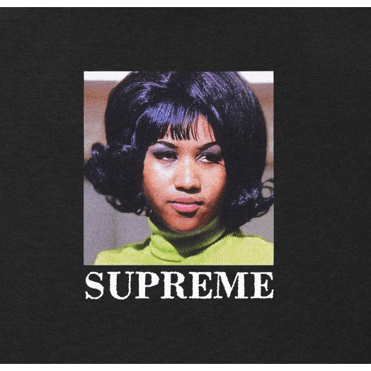 Supreme Aretha Tee Black