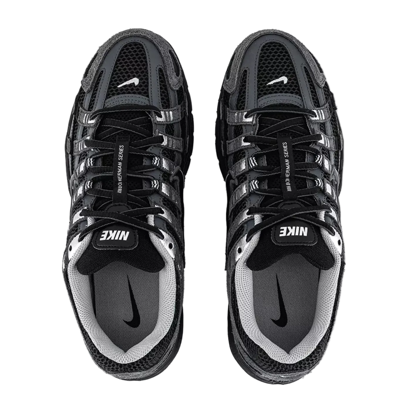 Nike P-6000 Suede Anthracite Metallic Silver