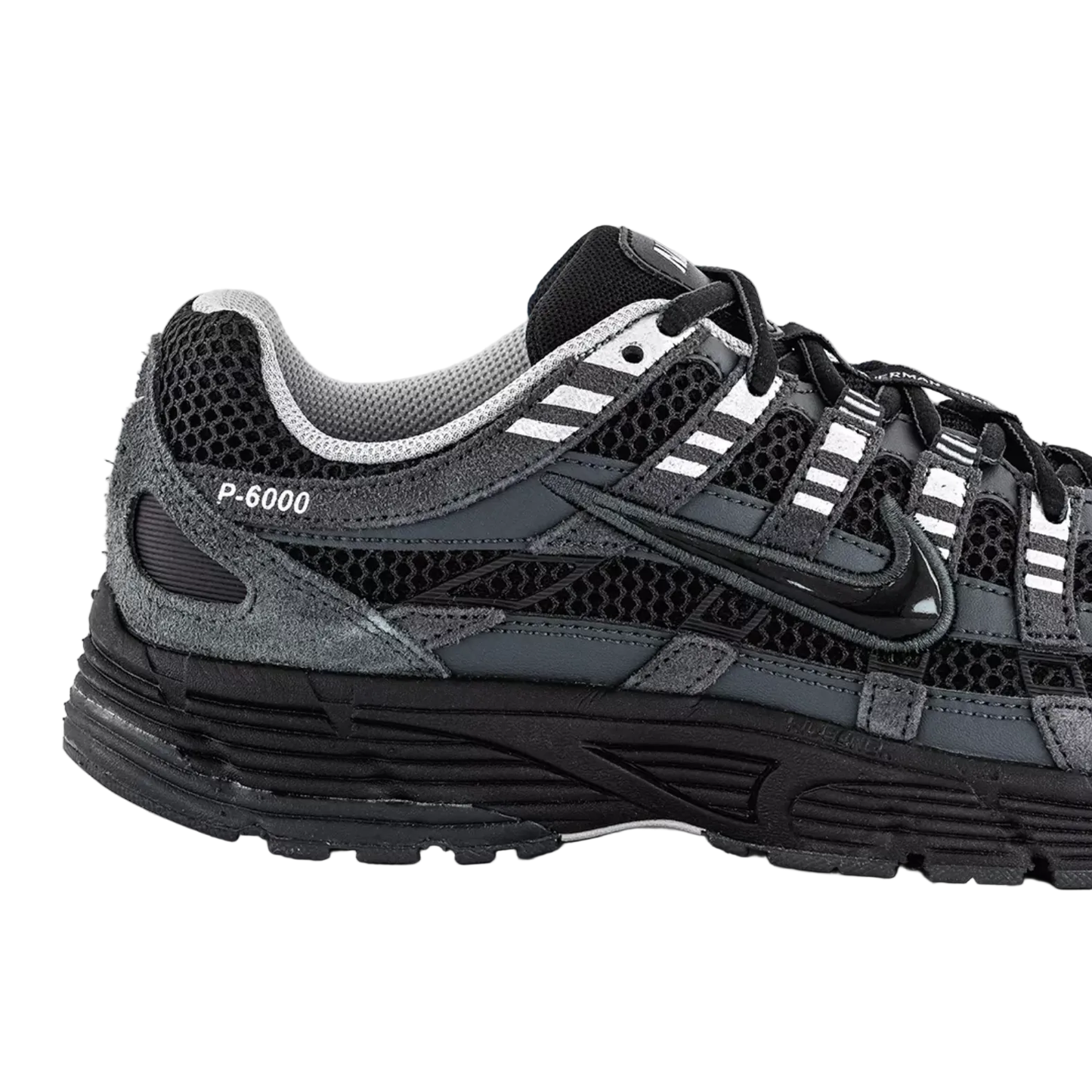 Nike P-6000 Suede Anthracite Metallic Silver