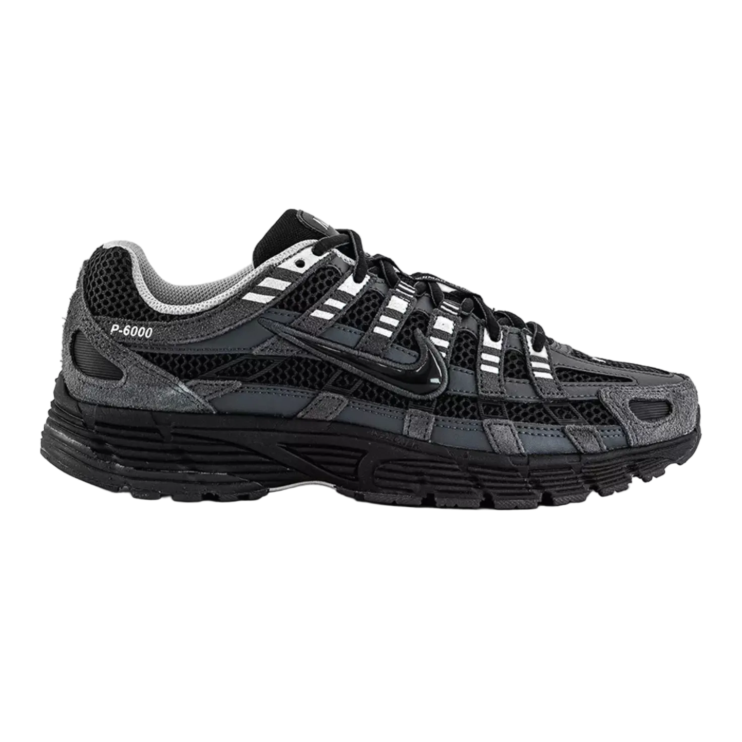 Nike P-6000 Suede Anthracite Metallic Silver