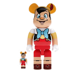 Bearbrick x Disney Pinocchio 100% & 400% Set