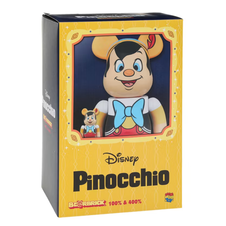 Bearbrick x Disney Pinocchio 100% & 400% Set