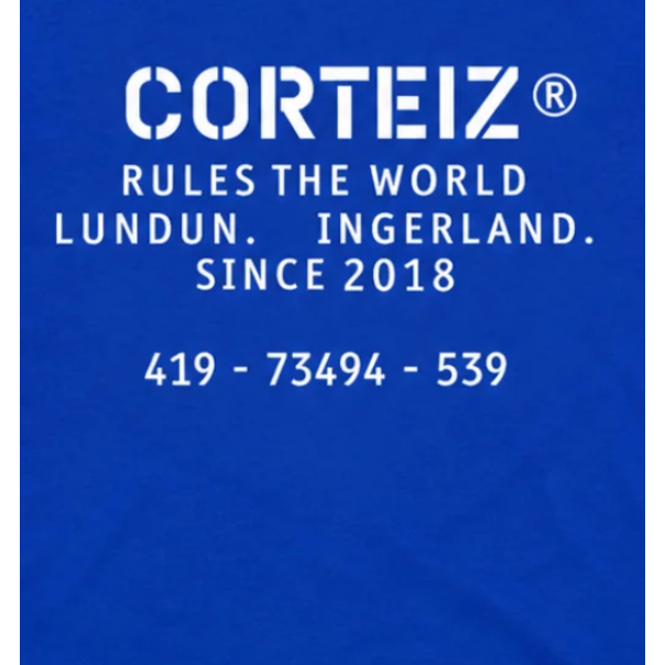 Corteiz OG Stencil Tee Royal Blue