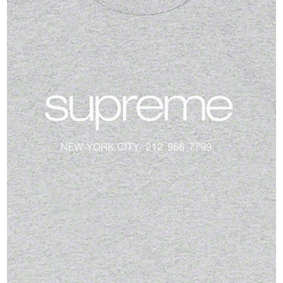 Supreme Shop Tee Heather Grey