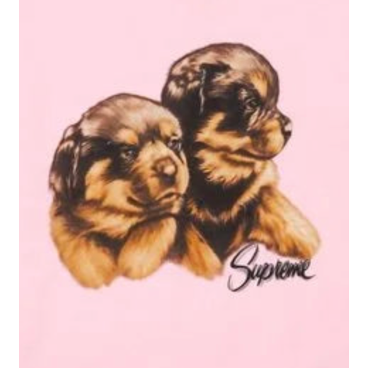 Supreme Puppies Tee Pink