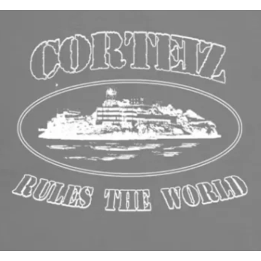Corteiz OG Alcatraz Tee Gully Grey