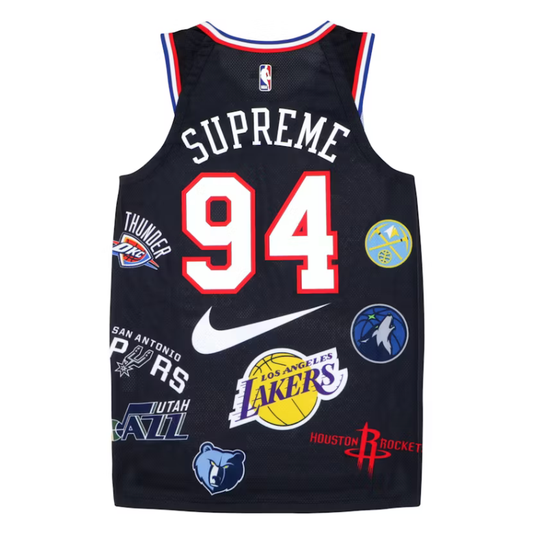 Supreme Nike/NBA Teams Authentic Jersey Black