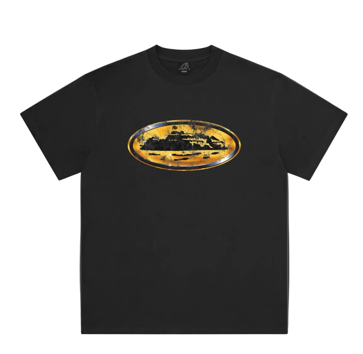 Corroded Island Tee Black