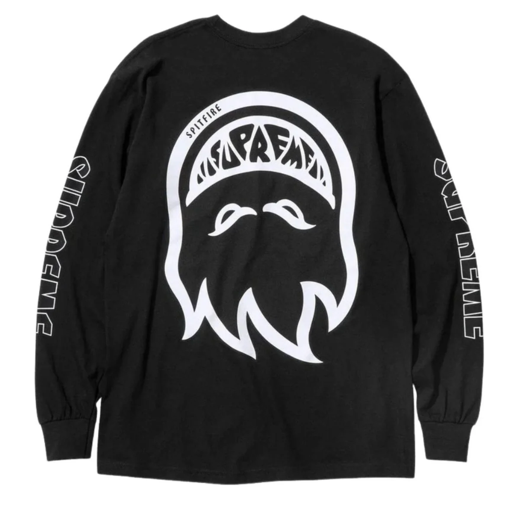 Supreme - Supreme x Spitfire SS26 Bighead L/S T-Shirt 'Black'