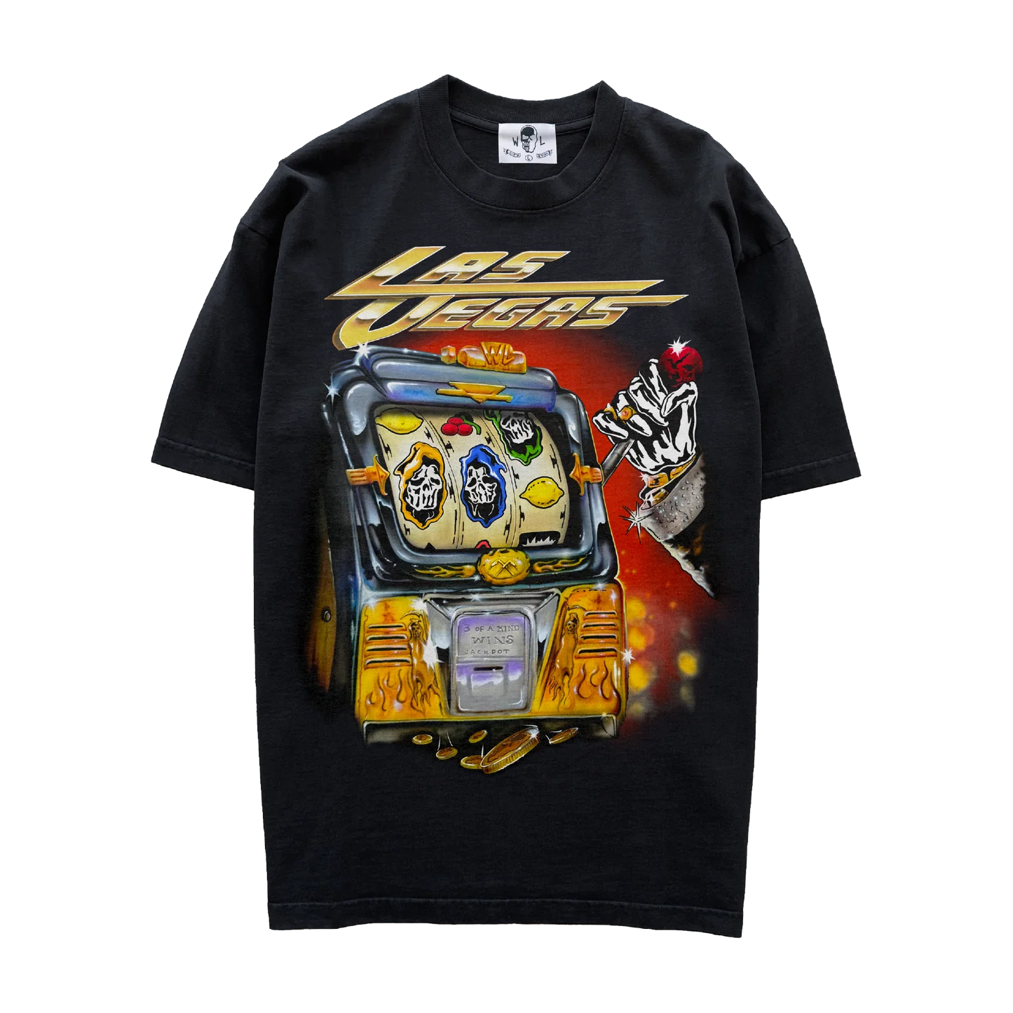 Warren Lotas Slot Machine T-Shirt - Black