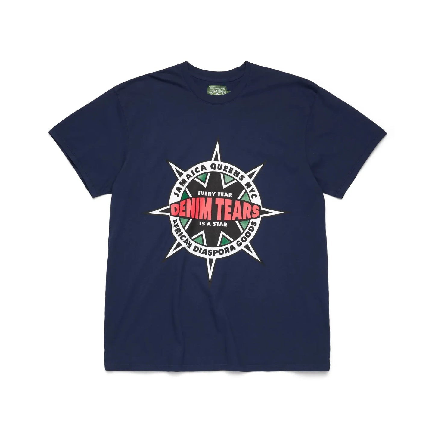 Denim Tears Libertas Star Tee Navy
