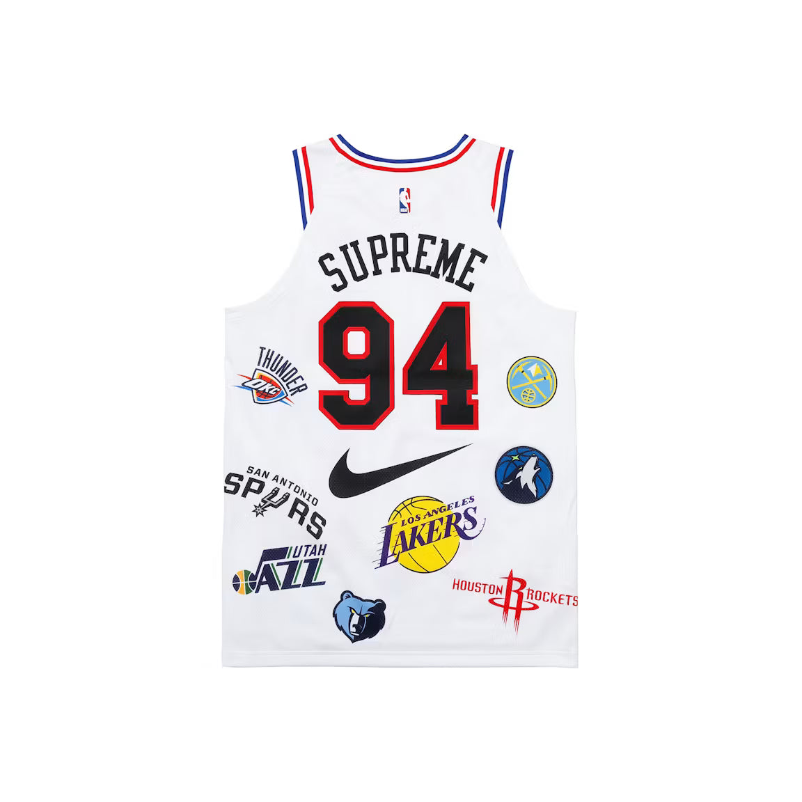 Supreme Nike/NBA Teams Authentic Jersey White