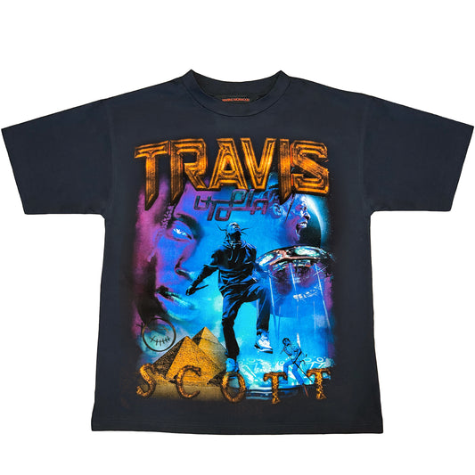 Marino Morwood Travis Scott Tee V1 by Marino Morwood in . Available at KershKicks for £60.00. A must-have for fans of Marino Morwood looking to elevate their style with this T-Shirt.