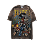 Warren Lotas Texas Ranger T-Shirt Washed Brown