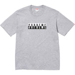 Supreme Split Tee (FW25) – Heather Grey