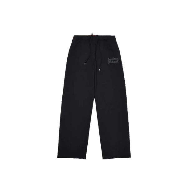 Broken Planet Straight-Leg Sweatpants Midnight Black / XS | Broken