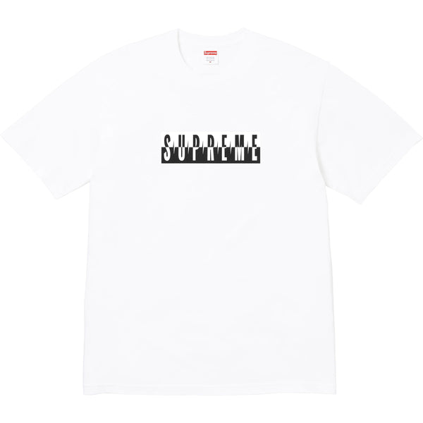 Supreme Split Tee (FW25) – White | Supreme | KershKicks