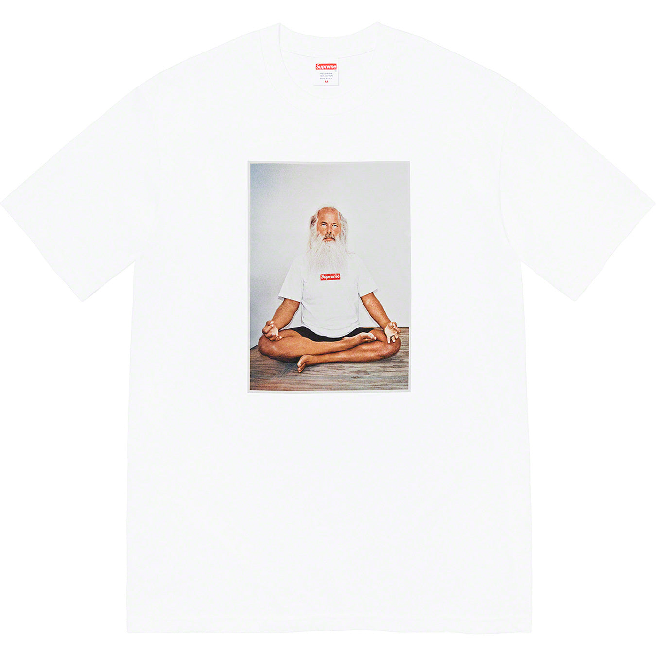 Supreme Rick Rubin Tee White by Supreme in . Available at KershKicks for £95.00. A must-have for fans of Supreme looking to elevate their style with this T-Shirt.