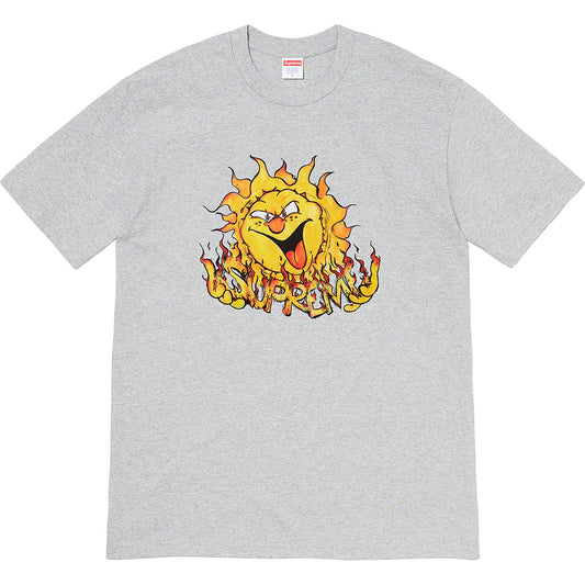 Supreme Sun Tee by Supreme in . Available at KershKicks for £80.00. A must-have for fans of Supreme looking to elevate their style with this T-Shirt.