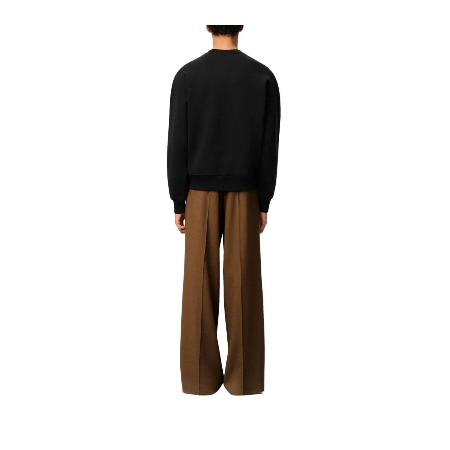 AMI Paris Ami De Coeur Patch Sweatshirt Black